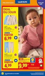 Offre Vêtement Bébé dans le catalogue Lidl du moment à la page 52