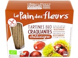 Tartines craquantes châtaigne - 150 g - PAIN DES FLEURS en promo chez NaturéO Tartines craquantes châtaigne - 150 g - PAIN DES FLEURS dans le catalogue NaturéO