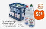 Mineralwasser Angebote von Förstina Sprudel bei tegut Mainz für 5,49 €