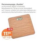 Personenwaage Rumba von  im aktuellen V-Markt Prospekt für 11,99 €