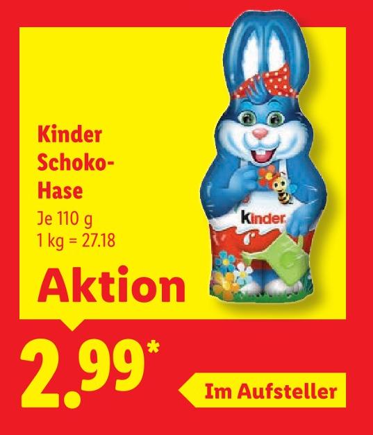 Kinder Schoko Hase