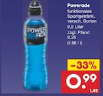 funktionales Sportgetränk von Powerade im aktuellen Netto Marken-Discount Prospekt für 0,99 €