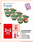 Promo ACTIVIA FRUITS à 3,58 € dans le catalogue Auchan Supermarché à Paris