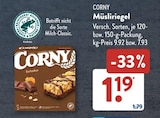 Müsliriegel im ALDI SÜD Prospekt zum Preis von 1,19 €