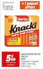 Knacki Saucisse 100% Pur Porc x10 - HERTA dans le catalogue Netto