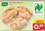 Bio Weizenbrötchen im Angebot bei Netto Marken-Discount in Troisdorf Bio Weizenbrötchen Angebote von BioBio bei Netto Marken-Discount Troisdorf für 0,39 €