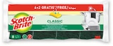 Eponges Vertes Grattantes - SCOTCH BRITE en promo chez Super U Eponges Vertes Grattantes - SCOTCH BRITE dans le catalogue Super U