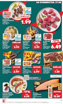 Spanferkel Angebot im Kaufland Prospekt, gültig von 24.08.2026 bis 26.08.2026 Spanferkel Angebot im aktuellen Kaufland Prospekt auf Seite 40