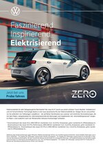 Volkswagen Prospekt für Recklinghausen mit 2 Seiten Volkswagen Prospekt für Recklinghausen: "Faszinierend, Inspirierend, Elektrisierend", 2 Seiten, 09.10.2020 - 05.11.2020