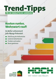 Aktueller Hoch Baustoffe Baumärkte Prospekt für Kirn: Trend-Tipps FÜR DIE ENERGETISCHE SANIERUNG mit 8} Seiten, 14.02.2025 - 23.02.2025