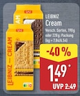 Cream von Leibniz für 1,49 € bei ALDI Nord im Angebot Cream von Leibniz im aktuellen ALDI Nord Prospekt