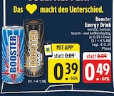 Energy Drink Original im Angebot bei E center in Leverkusen Energy Drink Original Angebote von Booster bei E center Leverkusen für 0,39 €