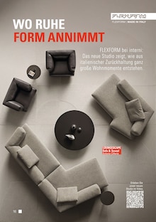 Ecksofa im interni by inhofer Prospekt "DESIGN FÜRS LEBEN" mit 20 Seiten (München)