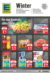 Aktueller EDEKA Discounter Prospekt in Sprockhövel und Umgebung, "Aktuelle Angebote" mit 24 Seiten, 25.08.2025 - 30.08.2025