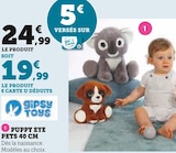 Promo Puppy Eye Pets 40 cm à 19,99 € dans le catalogue Super U à Campsas