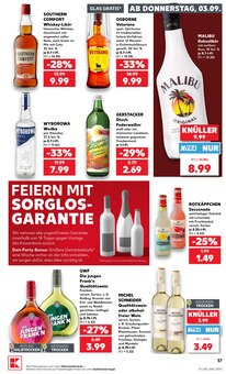 Whiskey im Kaufland Prospekt "Hier bin ich richtig" mit 69 Seiten (Köln)