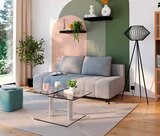 Banquette lit 3 places tissu gris Alicante en promo chez But Troyes à 149,99 €