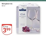 GLOBUS - Weingläser Ida Angebot im Prospekt Weingläser Ida bei GLOBUS im Prospekt "" für 3,99 €