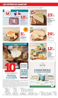 Promotion Caille dans le prospectus Super U, valable du 13/10/2026 au 25/10/2026 Promo Caille dans le catalogue Super U du moment à la page 20