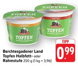 Topfen Halbfettstufe im Angebot bei E center in Tübingen Topfen Halbfettstufe Angebote von Berchtesgadener Land bei E center Tübingen für 0,99 €