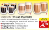 Espresso-Gläser im Angebot bei Zimmermann in Garbsen Espresso-Gläser Angebote von GOURMETmaxx bei Zimmermann Garbsen für 4,99 €