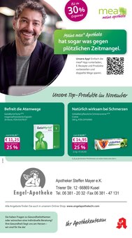 Aktueller mea - meine apotheke Prospekt "Unsere November-Angebote" Seite 1 von 4 Seiten