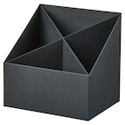 Schreibutensilienfach anthrazit im Angebot bei IKEA in Augsburg Schreibutensilienfach anthrazit Angebote von FJÄDERHARV bei IKEA Augsburg für 4,99 €