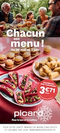 Catalogue Supermarchés Picard en cours à Le Longeron et alentours, "Chacun son menu !", 14 pages, 20/05/2024 - 02/06/2024
