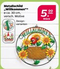 Metallschild 'Willkommen' im aktuellen Netto mit dem Scottie Prospekt