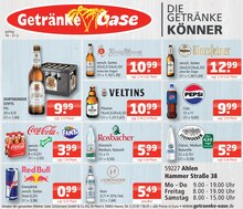 Veltins im Getränke Oase Prospekt "Aktuelle Angebote" mit 1 Seiten (Ahlen)