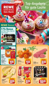 REWE Prospekt der Woche "Dein Markt" Seite 1, 24.02.2025 bis 01.03.2025 für Bergfelde Aktueller REWE Prospekt "Dein Markt" Seite 1 von 32 Seiten für Bergfelde