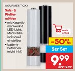 Salz- & Pfeffermühlen bei Netto Marken-Discount im Prospekt "" für 9,99 €