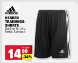 Herren Trainings-Shorts Angebote von Adidas bei E center Schwäbisch Gmünd für 14,99 €