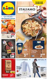 Catalogue Lidl à Boulogne-Billancourt, avec 1 page Prospectus Lidl à Boulogne-Billancourt, "Italiamo", 1 page, 21/09/2022 - 27/09/2022