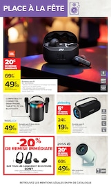 Promos Casque Audio dans le catalogue "À VOS CÔTÉS POUR LES PLUS BELLES OCCASIONS !" de Carrefour Casque Audio en promo dans le catalogue Carrefour à la page 35
