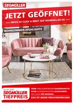 Segmüller Prospekt für Weilheim mit 1 Seiten Segmüller Prospekt für Weilheim: "Wohnzimmer-Highlights", 1 Seiten, 16.03.2021 - 30.04.2021