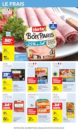 Promos Jambon Cru dans le catalogue "Carrefour" de Carrefour Jambon Cru en promo dans le catalogue Carrefour à la page 42