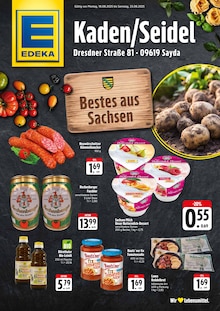 EDEKA Prospekt "Bestes aus Sachsen" mit  Seiten (Olbernhau)