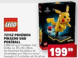 72152 Pokémon Pikachu und Pokéball Angebote von LEGO bei E center Trier für 199,99 €