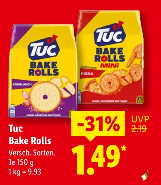 Bake Rolls Knoblauch