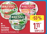 Frischkäse-Spezialität pikante Kräuter im Angebot bei ALDI Nord in Bremerhaven Frischkäse-Spezialität pikante Kräuter Angebote von Bresso bei ALDI Nord Bremerhaven für 1,11 €