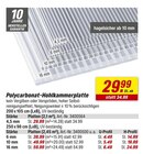 Polycarbonat-Hohlkammerplatte von  im aktuellen toom Baumarkt Prospekt für 4,49 €
