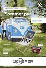 Aktueller Volkswagen Prospekt mit Damenbekleidung, "Sommer pur", Seite 1