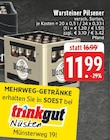 Pilsener Angebote von Warsteiner bei EDEKA Unna für 11,99 €