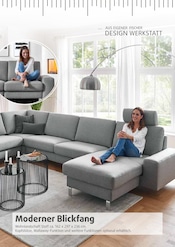 Aktueller Polstermöbel Fischer Prospekt mit Wohnlandschaft, "AUS EIGENER DESIGN WERKSTATT", Seite 20