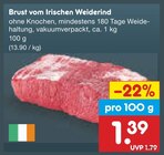 Brust vom Irischen Weiderind Angebote bei Netto Marken-Discount Troisdorf für 1,39 €