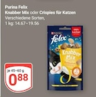Knabber Mix im Angebot bei GLOBUS in Oberursel Knabber Mix Angebote von Purina Felix bei GLOBUS Oberursel für 0,88 €