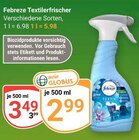 Textilerfrischer Angebote von Febreze bei GLOBUS Homburg für 2,99 €