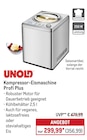 Kompressor-Eismaschine Profi Plus von Unold für 356,99 € bei METRO im Angebot Kompressor-Eismaschine Profi Plus von Unold im aktuellen METRO Prospekt