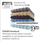 TORSBY Handtuch im JYSK Prospekt TORSBY Handtuch von im aktuellen JYSK Prospekt für 3,50 €